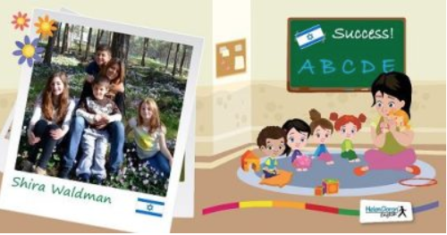 Read more about the article BAŞARI! Shira, Helen Doron English öğretmeyi seviyor!