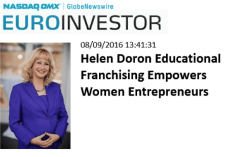 Read more about the article EUROINVESTOR- Helen Doron Eğitim Franchisingi Kadın Girişimcileri Güçlendiriyor